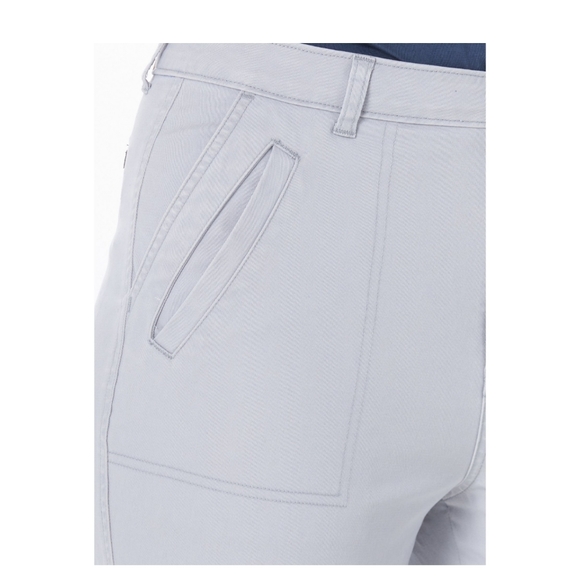 Lee NWT Utility Slim Leg High Rise Cropped Regular Fit Pant Cosmic Grey 834 - Picture 4 of 6